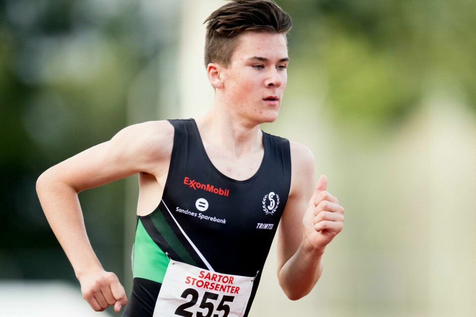 Jakob Ingebrigtsen ble historisk i Eugene lørdag. Foto: Jon Olav Nesvold / NTB scanpix