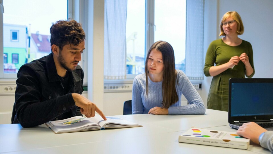 – Å være lærer er å ha et yrke med et stort ansvar, for elevenes muligheter og framtid, skriver Venstre-politikerne Trine Skei Grande og Iselin Nybø. Illustrasjonsfoto: Thomas Brun/NTB scanpix