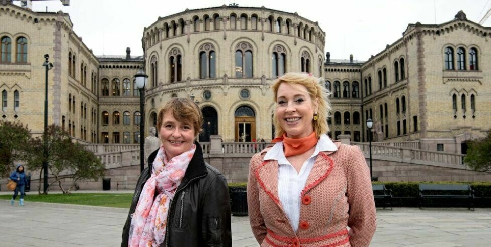 HELSE: Lene Haug (t.v.) og Lise Askvik er stortingskandidater for henholdsvis Oslo og Akershus ved høstens stortingsvalg. FOTO: MIMSY MØLLER