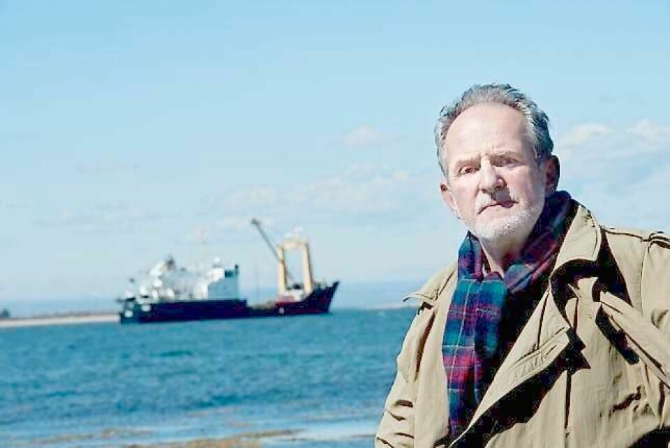 Jon Michelet er klar med andre bind av storverket «En sjøens helt», kalt «Skytteren», om en ung lettmatros i tankskipsfarten i konvoiene under andre verdenskrig. FOTO: MIMSY MØLLER