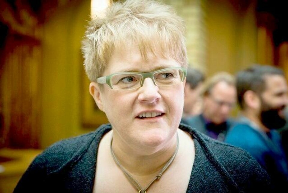 Venstre-leder Trine Skei Grande. FOTO: ERLEND AAS/NTB SCANPIX