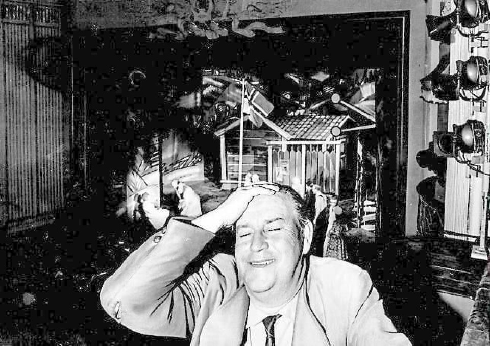 Alf Prøysen valgte humor som uttrykksform for å bli hørt. Selv var han opptatt av å få fram at det lå et alvor bak det han skrev. FOTO: AAGE STORLØKKEN/NTB SCANPIX