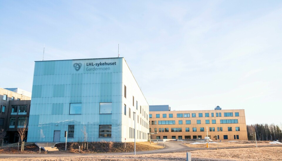 Studien har foregått ved LHL-sykehuset på Gardermoen. Studien har foregått ved LHL-sykehuset på Gardermoen. Foto: Terje Pedersen / NTB