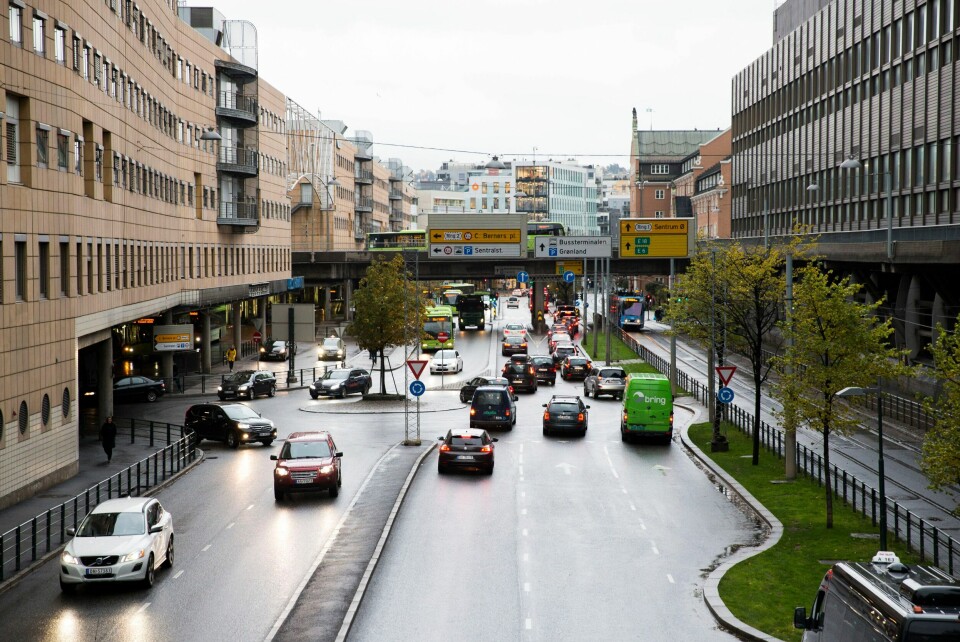 Trafikk på ring 1 i Oslo. Trafikk på ring 1 i Oslo. Foto: Berit Roald / NTB