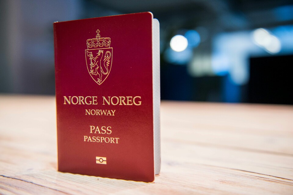 Illustrasjonsbilde av et norsk pass. Illustrasjonsbilde av et norsk pass.