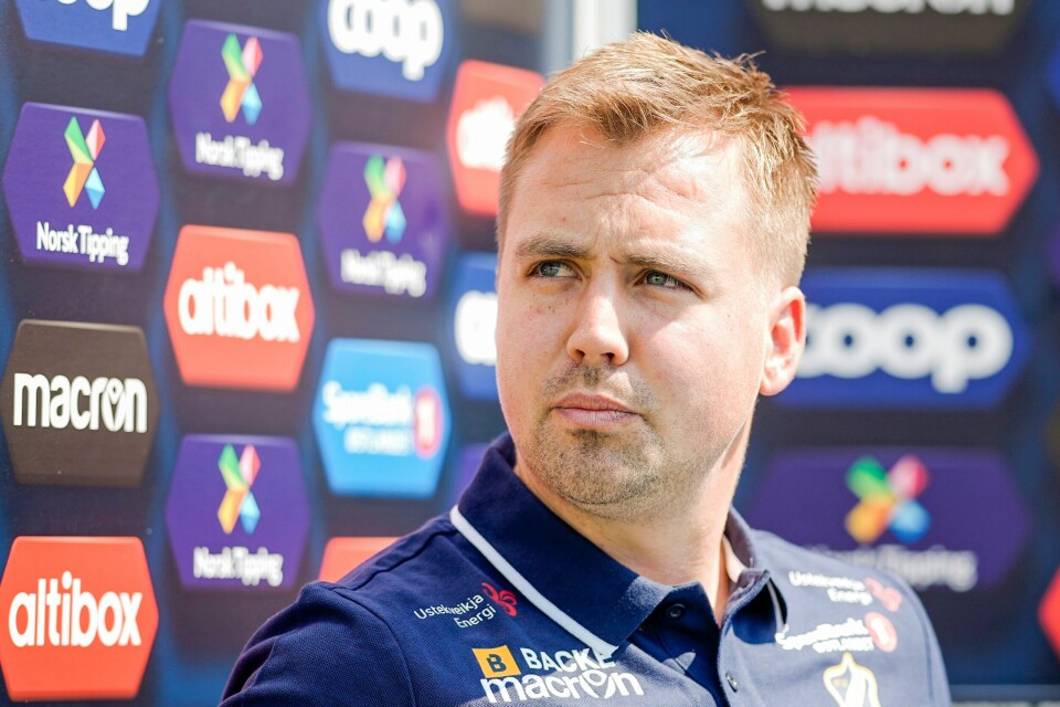 Eirik Kjønø ble fredag presentert som ny trener i Stabæk. Eirik Kjønø ble fredag presentert som ny trener i Stabæk. Foto: Fredrik Hagen / NTB