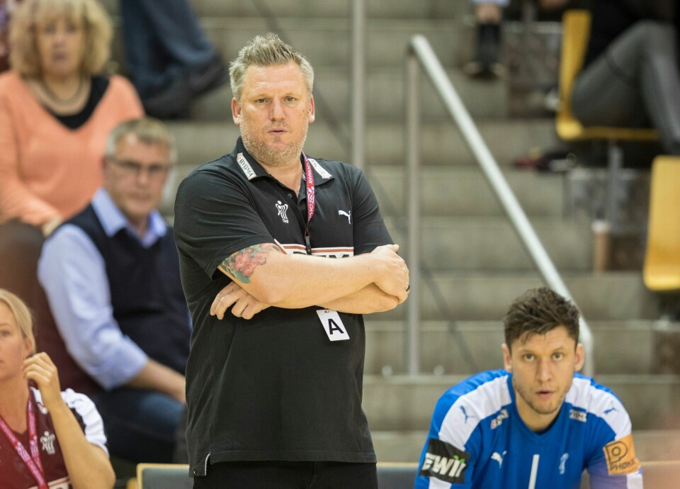 Danmarks herretrener i håndball, Nikolaj Jacobsen. Foto: Vidar Ruud / NTB. Danmarks herretrener i håndball, Nikolaj Jacobsen. Foto: Vidar Ruud / NTB.
