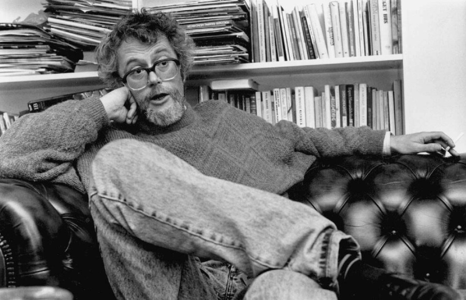 Dag Solstad, forfatter. Her i 1989(Mimsy Møller/Arbeiderbladet) Dag Solstad, forfatter. Her i 1989