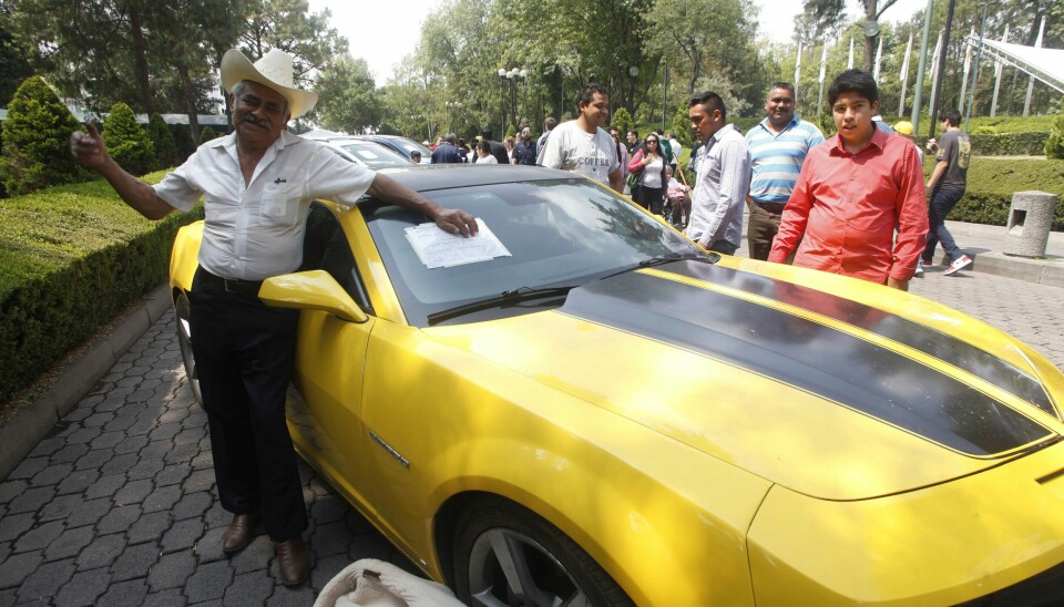 Kommentatorens personlige favoritt – en Chevrolet Camaro 2010-modell. Denne bilen er beslaglagt fra en narkobande og står klar til å bli auksjonert i Mexico City. Chevrolet Camaro