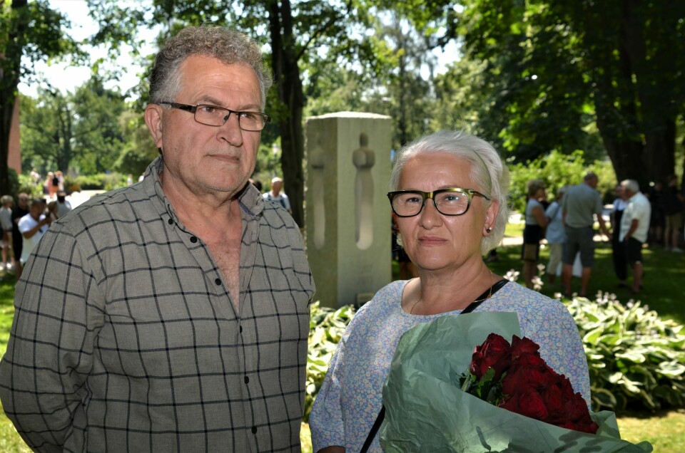 Lejla Selacis foreldre, Bajrush og Yrfet. Lejla Selacis foreldre, Yrfet og Bajrush.