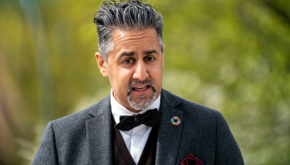 Kulturminister Abid Raja (V) er rystet over regelen som sier at beachhåndballkvinnene må spille i truser i internasjonale turneringer. Foto: Terje Pedersen / NTB Foto: Terje Pedersen / NTB