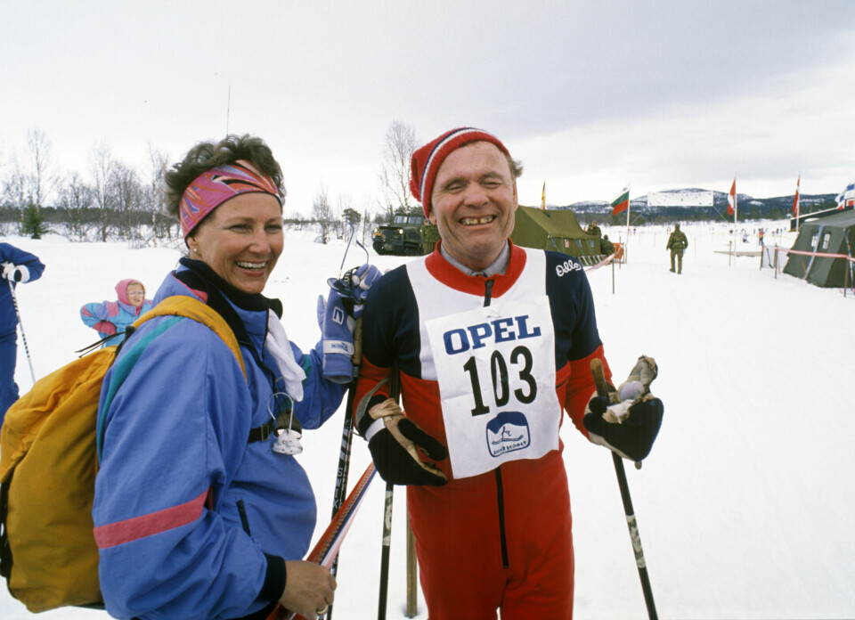 Erling Stordahl (1923-1994) startet i 1964 Ridderrennet for blinde på Beitostølen. I 1988 gikk han rennet sammen med daværende Kronprinsesse Sonja. Arkivfoto: Erling Stordahl (1923-1994) startet i 1964 Ridderrennet for blinde på Beitostølen. I 1988 gikk han rennet sammen med daværende Kronprinsesse Sonja.