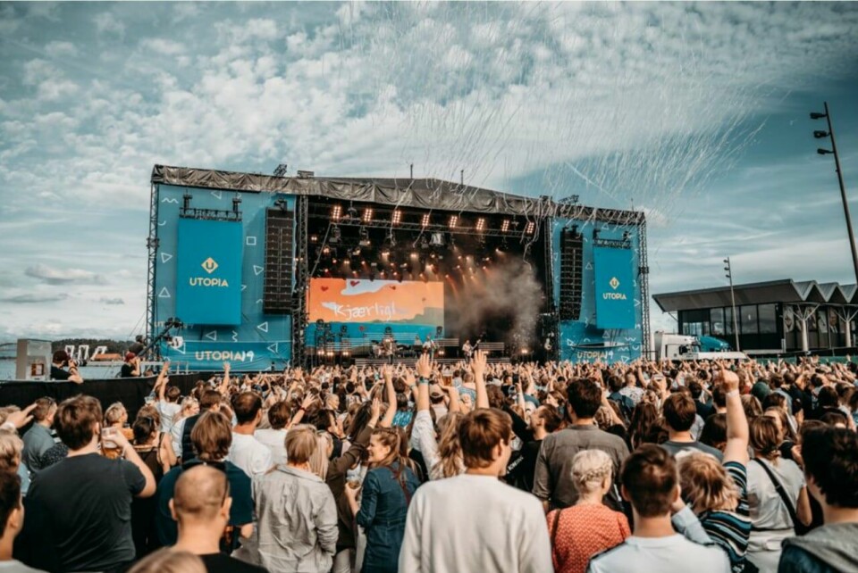 Årets Utopia Festival vil ikke bli holdt i konserthusamfiet, men i Bjergstedparken. Årets Utopia Festival vil ikke bli holdt i konserthusamfiet, men i Bjergstedparken.