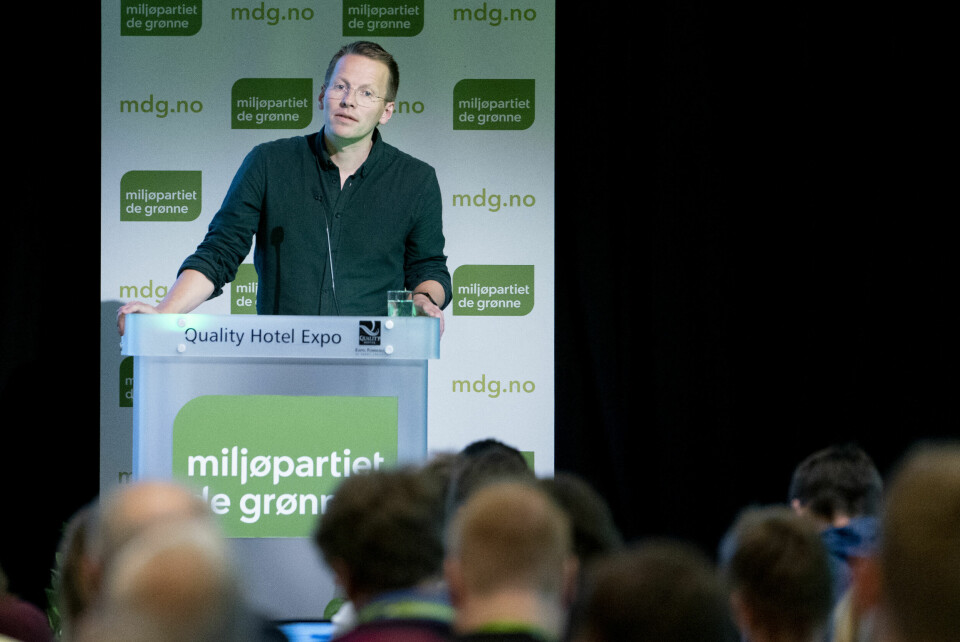 Trygve Svensson fra Agenda. Her fra da han talte på Miljøpartiet De Grønne sitt landsmøte. Trygve Svensson fra Agenda. Her fra da han talte på Miljøpartiet De Grønne sitt landsmøte.