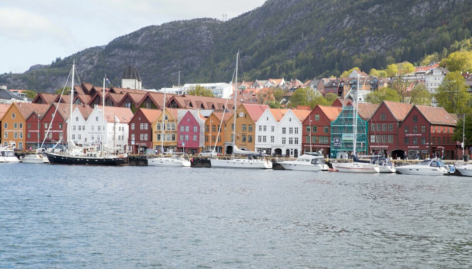 Illustrasjonsfoto av Bergen Illustrasjonsfoto av Bergen