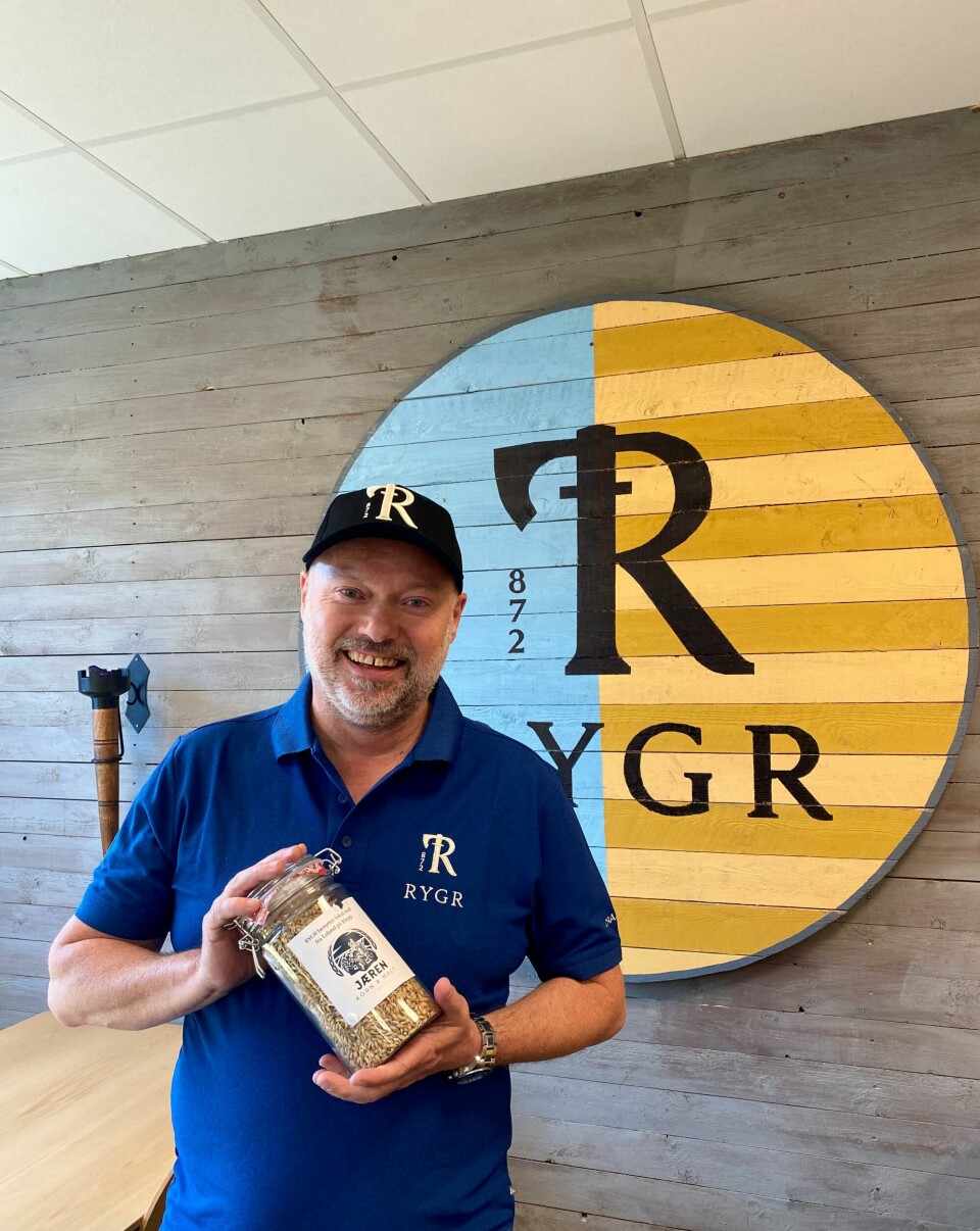 Sune Aabø Parker er svært glad for samarbeidet mellom Rygr og Jæren korn og malt. Sune Aabø Parker er svært glad for samarbeidet mellom Rygr og Jæren korn og malt.