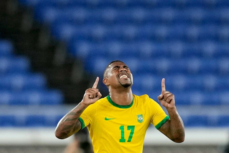 Malcom ble den store helten da han sikret Brasil OL-gullet foran Spania. Malcom ble den store helten da han sikret Brasil OL-gullet foran Spania. Foto: Andre Penner / AP / NTB