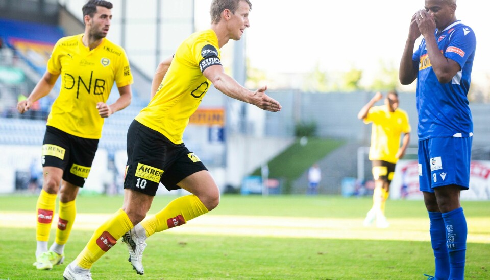 Thomas Lehne Olsen scoret igjen, men Lillestrøm sløste med sjansene mot Sandefjord Thomas Lehne Olsen scoret igjen, men Lillestrøm sløste med sjansene mot Sandefjord. Foto: Trond Reidar Teigen / NTB