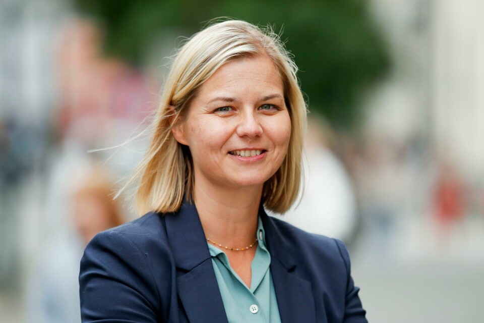 Venstre-leder Guri Melby. Foto: Beate Oma Dahle / NTB
