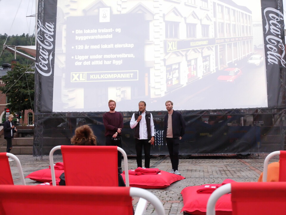 Rekordmange så Cinema Paradiso på Bragernes torg i 2019. Torget ble gjort om til piazza og folk strømmet til. Fra startet på Austad har antall publikum doblet seg hele vegen. Utekino Drammen