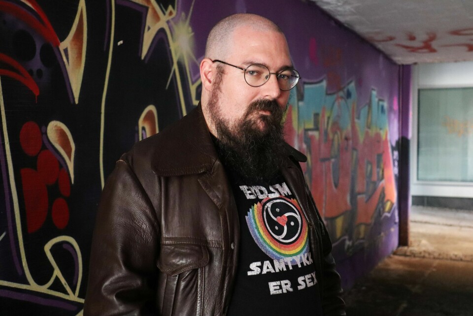 Arild Balog mener vi må kaste mystikken rundt sex ut vinduet. Arild Balog i Vestre Viken BDSM-forening.