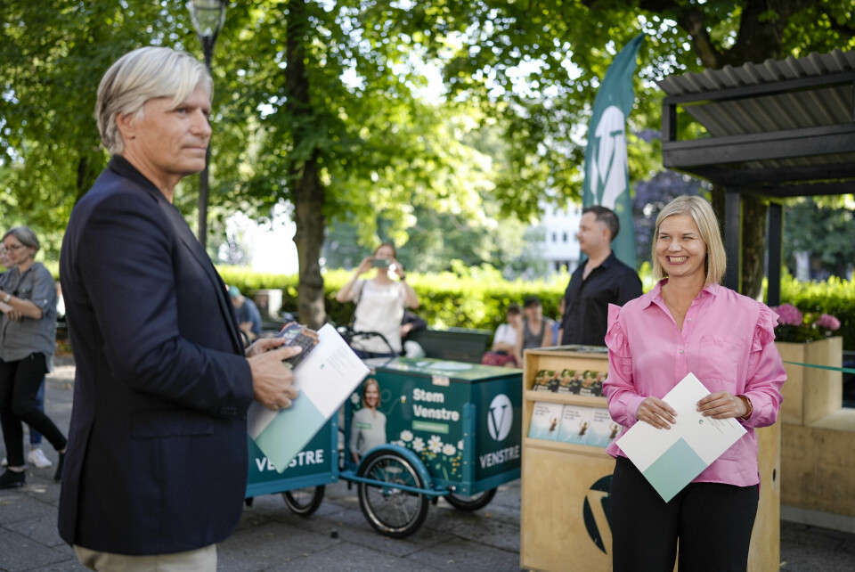 Partileder og 1. kandidat i Oslo, Guri Melby og andrekandidat Ola Elvestuen kan juble for Opinions siste Oslobarometer. Der ligger begge an til å komme inn på Stortinget til høsten. Partileder og 1. kandidat i Oslo, Guri Melby og andrekandidat Ola Elvestuen kan juble for Opinions siste Oslobarometer. Der ligger begge an til å komme inn på Stortinget til høsten.