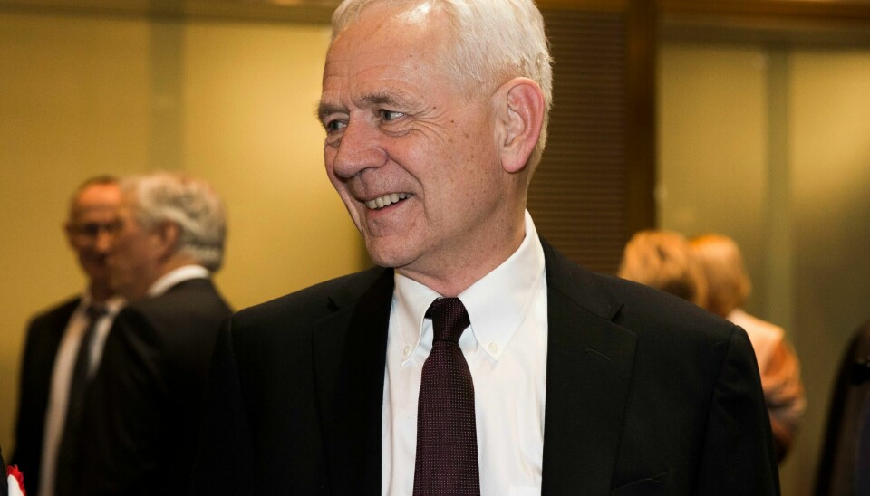 Victor D. Norman klår sine egne. .