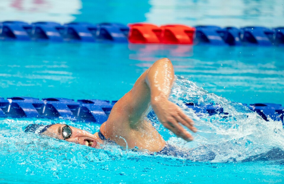 Sarah Louise Rung kom seg videre til finalen i 100 meter bryst i sommer-Paralympics i Tokyo. Her fra torsdag da finaleplassen i 200 meter medley glapp for henne. Sarah Louise Rung kom seg videre til finalen i 100 meter bryst i sommer-Paralympics i Tokyo. Her fra torsdag da finaleplassen i 200 meter medley glapp for henne. Foto: Torstein Bøe / NTB