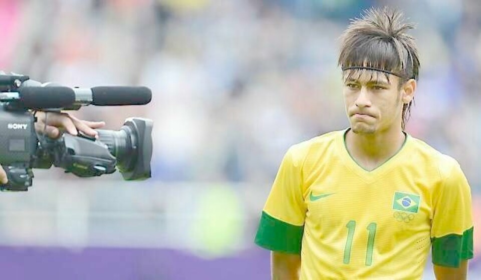 I FOKUS: Alles øyne er rettet mot Neymar når Brasil kan ta sin første OL-tittel i fotball i morgen. FOTO: NIGEL RODDIS/NTB SCANPIX