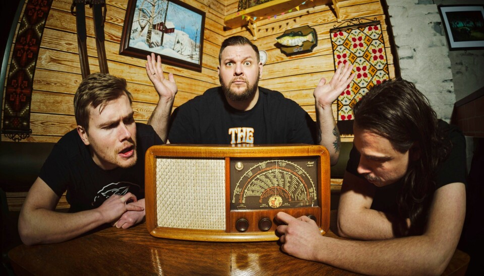 Heard it on the radio? Jørn Kaarstad (midten) med Bård Linga og Olav Dowkes. Heard it on the radio? Jørn Kaarstad (midten) med Bård Linga og Olav Dowkes.
