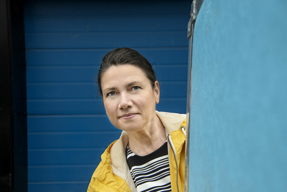 Heidi Nordby Lunde driver valgkamp i Oslo. Heidi Nordby Lunde.