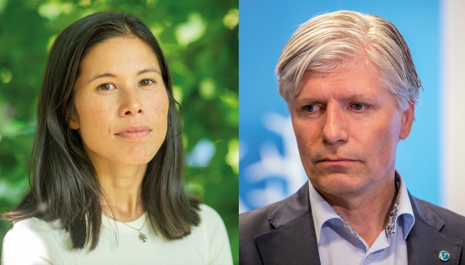 Stortingskandidat for MDG Lan Marie Berg mener Venstre ikke lenger kan kalle seg for et miljøparti. Det er stortingsrepresentant fra Venstre, Ola Elvestuen, uenig i. Lan Marie Berg / Ola Elvestuen