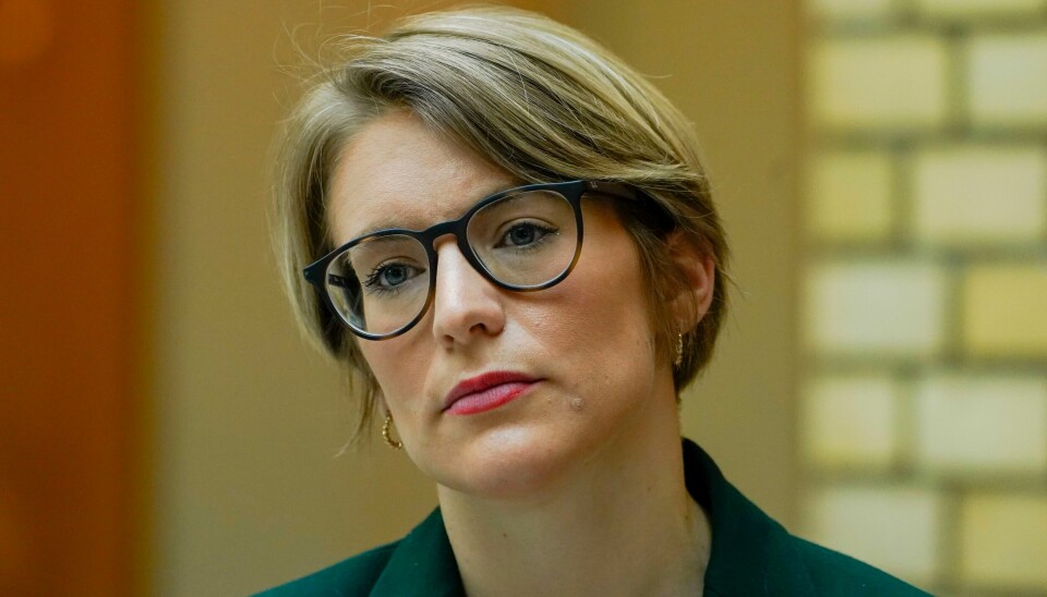 Kari Elisabeth Kaski (SV) sikret seg gjenvalg til Stortinget i årets valg. Kari Elisabeth Kaski (SV) kritiserer budsjettenigheten mellom regjeringen og Frp. Foto: Lise Åserud / NTB