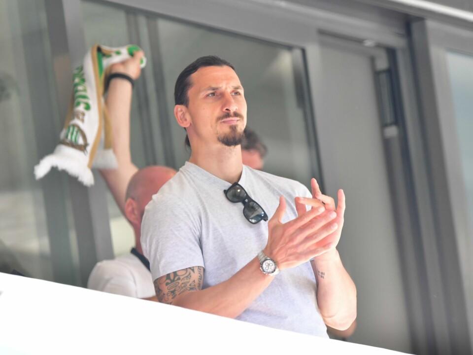 Zlatan Ibrahimovic har fortsatt eierinteresser i det Malta-baserte spillselskapet Bethard. Hammarby-eier Zlatan Ibrahimovic var på tribunen og heiet fram eget lag til svensk cupgull. Foto: Jonas Ekströmer/TT / NTB