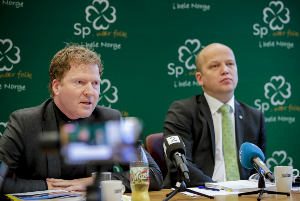 Senterparti-leder Trygve Slagsvold Vedum og Sigbjørn Gjelsvik representerer partiet som fikk flest nye stemmer i årets valg, sammenlignet med i 2017. Senterparti-leder Trygve Slagsvold Vedum og Sigbjørn Gjelsvik representerer partiet som fikk flest nye stemmer i årets valg, sammenlignet med i 2017.