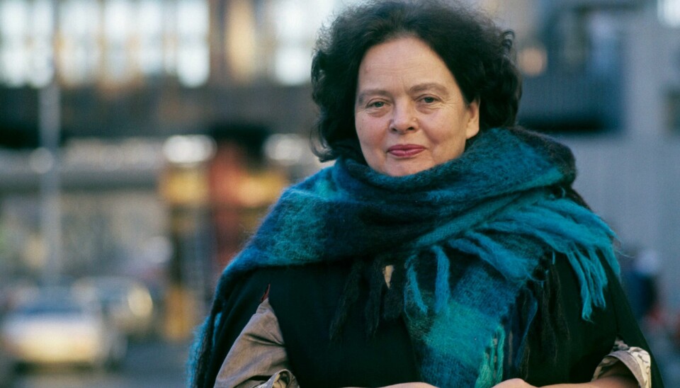 Forfatteren og skuespillere Marie Takvam i 1977. Nå har sønnen Magnus Takvam skrevet boken «Hun skrev for å kunne leve». Marie Takvam.