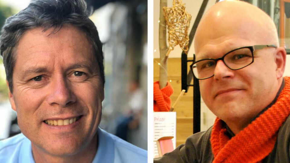 Per Christian Skauen og Lasse Imrik, Kirkens Bymisjon Østfold. Per Christian Skauen og Lasse Imrik, Kirkens Bymisjon Østfold.