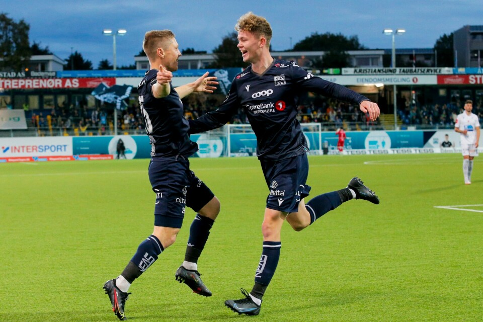 Torgil Gjertsen kom inn og utlignet for Kristiansund før Snorre Strand Nilsen avgjorde for hjemmelaget. Foto: Svein Ove Ekornesvåg / NTB Torgil Gjertsen kom inn og utlignet for Kristiansund før Snorre Strand Nilsen avgjorde for hjemmelaget. Foto: Svein Ove Ekornesvåg / NTB