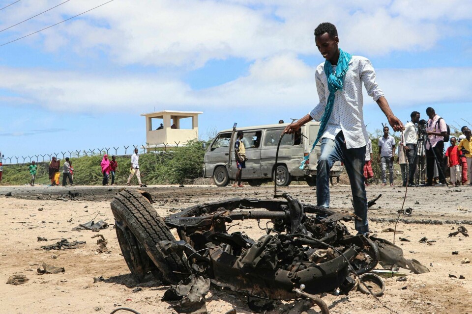 Det islamister har gjort i Afrika er noe av det samme de har gjort i Midtøsten og Afghanistan: De har utnyttet lokale konflikter, skriver Maren Sæbø. Her er restene etter en bilbombe i Mogadisu, Somalia, 2019, etter et angrep fra islamistgruppen al-Shabaab. Det islamister har gjort i Afrika er noe av det samme de har gjort i Midtøsten og Afghanistan: De har utnyttet lokale konflikter, skriver Maren Sæbø. Her er restene etter en bilbombe i Mogadisu, Somalia, 2019, etter et angrep fra islamistgruppen al-Shabaab.