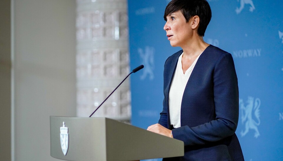 Regjeringen avviser Ap, Sp og SVs krav om å utsette behandlingen av EUs fjerde jernbanepakke. Foto: Håkon Mosvold Larsen / NTB / POOL Utenriksminister Ine Eriksen Søreide (H) bekreftet lørdag ettermiddag at Norge har evakuert ut flere barn fra Afghanistan i en norsk flygning.Foto: Håkon Mosvold Larsen / NTB / POOL