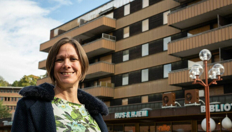 Hanna Elise Marcussen er byråd for byutvikling i Oslo kommune. Her på Tøyen Torg, utenfor Hagegata 30. Hanna Elise Marcussen er byråd for byutvikling i Oslo kommune. Her på Tøyen Torg, utenfor Hagegata 30.