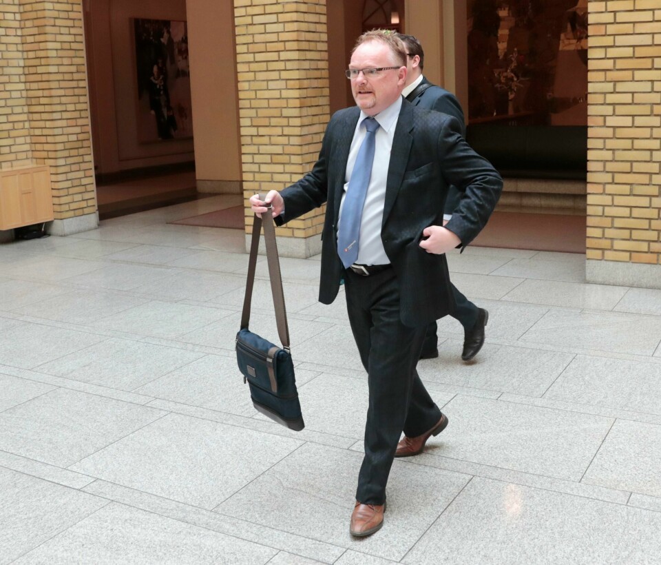 Per Sandberg er i trøbbel.