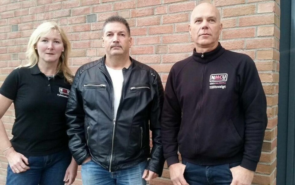 PÅ TO HJUL: Et samlet NMCU vil synliggjøre motorsykkelens berettigede plass i bymiljøet. Fra venstre, Kari-Anne Søreng, Geir Strand og Ole-Ragnar Tandberg. FOTO: NMCU