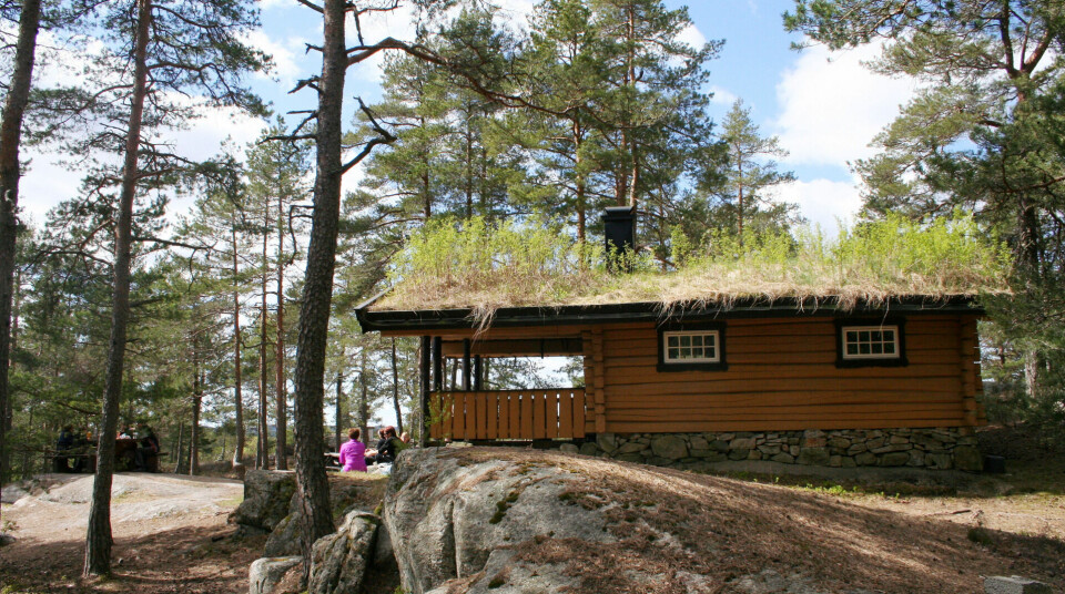 KRIGSHISTORIE: Ukas turmål, Skimtefjellhytta i Spydeberg var tilholdssted for «gutta på skauen» under 2. verdens krig. Dagens hytte er dog av nyere dato. KRIGSHISTORIE: Ukas turmål, Skimtefjellhytta i Spydeberg var tilholdssted for «gutta på skauen» under 2. verdens krig. Dagens hytte er dog av nyere dato.