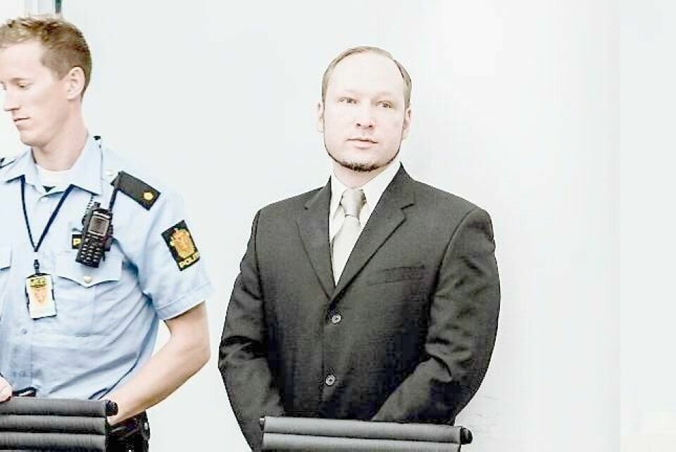 Anders Behring Breivik. FOTO: NTB SCANPIX