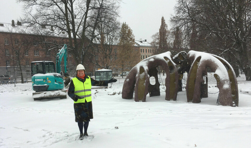 Glad: Ordfører Marianne Borgen er glad for at arbeidet med Snippen endelig er kommet i gang. Glad: Ordfører Marianne Borgen er glad for at arbeidet med Snippen endelig er kommet i gang.