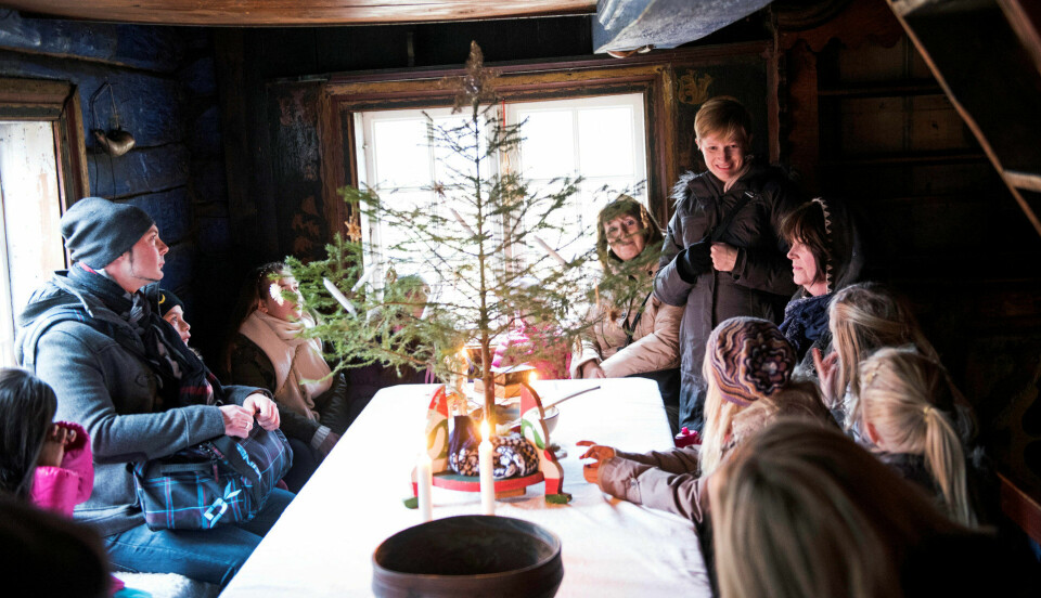 Stemning: I Torpostua blir det julestemning og fortellinger fra gamle dager. Foto: Drammens Museum Stemning: I Torpostua blir det julestemning og fortellinger fra gamle dager. Foto: Drammens Museum