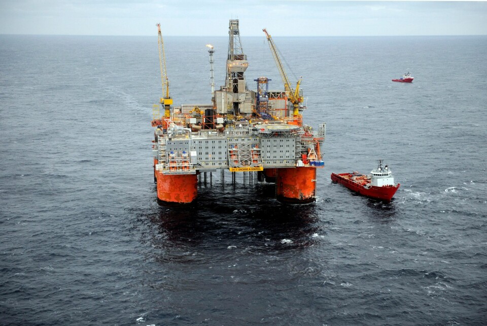 Snorre A. Foto: Harald Pettersen, Statoil