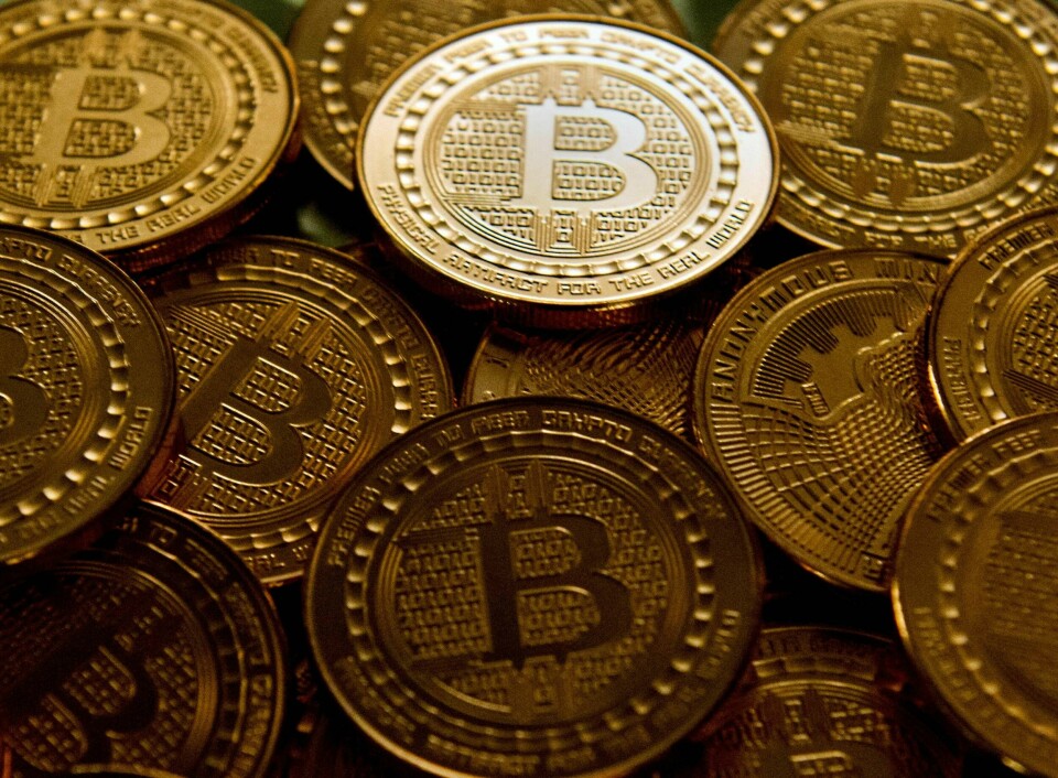 Verdien av bitcoins har steget vanvittig det siste året. Foto: NTB scanpix