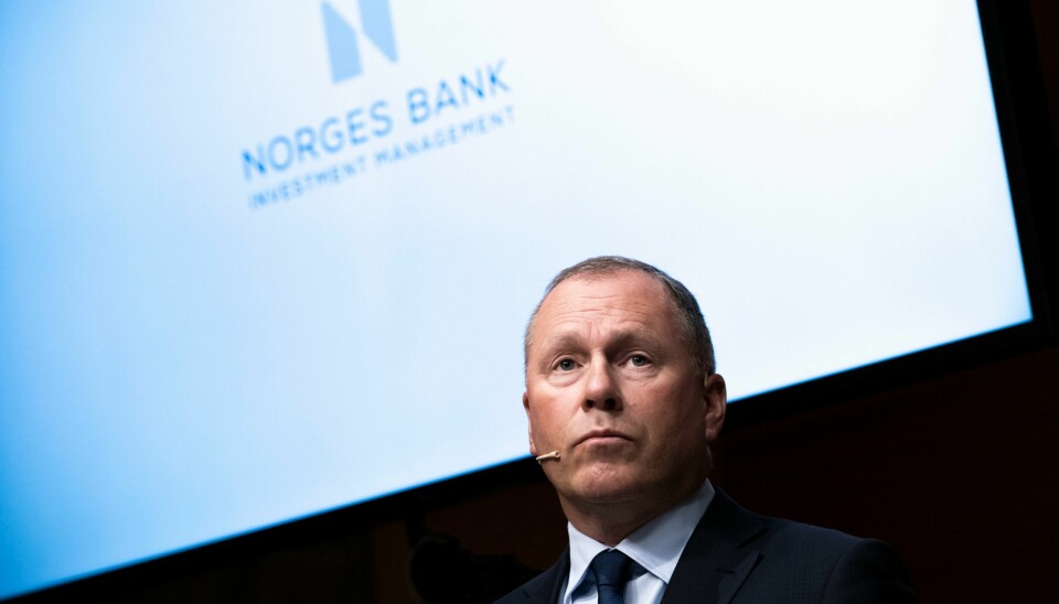 Oljefondsjef Nicolai Tangen ønsker også å investere i unoterte aksjer. Oljefondet har ifølgje Den internasjonale kampanjen for forbod mot atomvåpen (ICAN) investert i sju selskap som kan knytast til produksjon av atomvåpen eller leveringsplattformer for slike våpen. Fondet, som blir leidd av Nicolai Tangen (biletet), ønskjer ikkje å kommentere kva vurderingar som ligg til grunn for investeringane. Foto: Ole Berg-Rusten / NTB / NPK